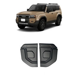 MEKOMEKO Toyota New Land Cruiser 250 Series Side Door Side Marker Trim Accessory Garnish Exterior Parts Trim Accessory ABS Resin 2 PCS LAND CRUISER 2024 ~ (Matte Black)
