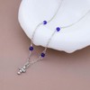 Atentuyi Boho CZ Cross Pendant Necklace Silver Delicate Chain Delicate