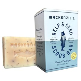 MACKENZIE'S- Barra exfoliante de algas marinas y semillas - Regalos navideños - Regalos para calcetines - Regalos para hombres - Regalos para mujeres - Regalos