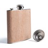 SPDYCESS Stainless Steel Hip Flask Wooden 6 oz Men's Hip