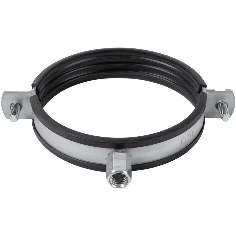 5" Inch Galvanized Pipe Hanger with Rubber - Conduit Mounting