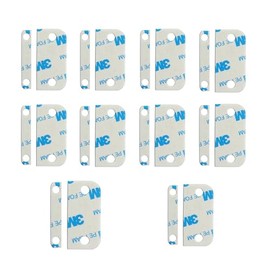 Replacement Adhesive for Ring Alarm Contact Sensors & Magnets (2nd Gen) – Double-Sided Mounting Tape for Secure Installation, Pack of 10 Sensor Pads & 10 Magnet Pads, Pre-Cut, No Cutting Needed