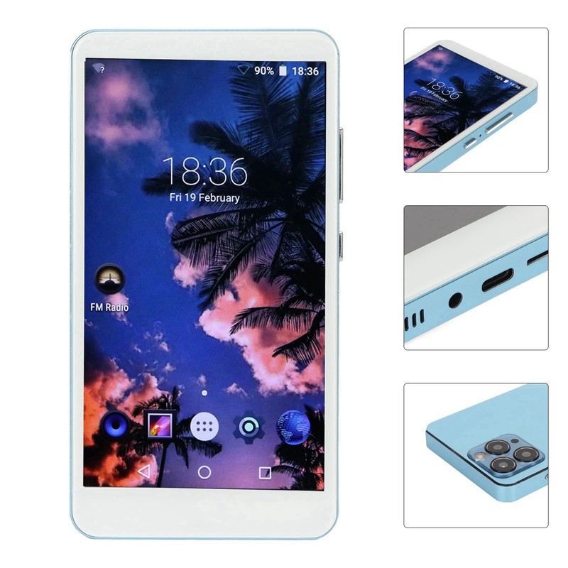MP4 Player with Bluetooth and WiFi HiFi Sound 5.0inch Full