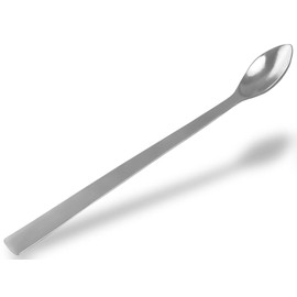 Laboratory Spoon, Mini Spoon, Sample Spoon for Portioning for Laboratory Work or Cream Spoon for Cosmetics Made of Metal, Dosing Spoon, Ointment Spoon, 15 cm
