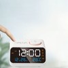 Alarm Clock Radio Multifunctional LED Music Timing Rechargeable FM Radio