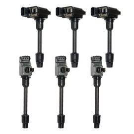 MAS set of 6 Ignition Coils Pack Front Rear Replacement for 1995-1999 Nissan Maxima Infinity I30 3.0 V6 C1001 C1002 UF138 UF263 2244831U16