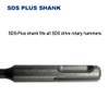 5/32-Inch Carbide-Tipped SDS-Plus Rotary Hammer Drill Bit for Concrete, Brick,