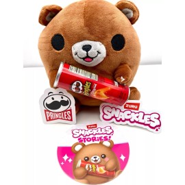 Zuru 5 Surprise Snackles Terry Holding Pringle Chips ZURU Snackles Series 2 Plush Bear