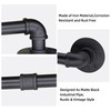 DSDS Industrial Pipe Towel Rack Towel Bar, Heavy Duty Bathroom