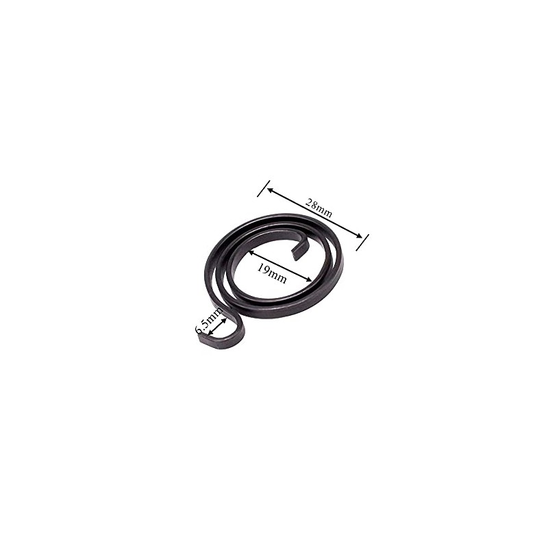 Flylock 5Pcs 2.5 Turn Replacement Spring for The Door Handle,Twisted