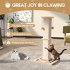 Large Cat Scratching Post, 32 Inch Tall Heavy Duty Scratching