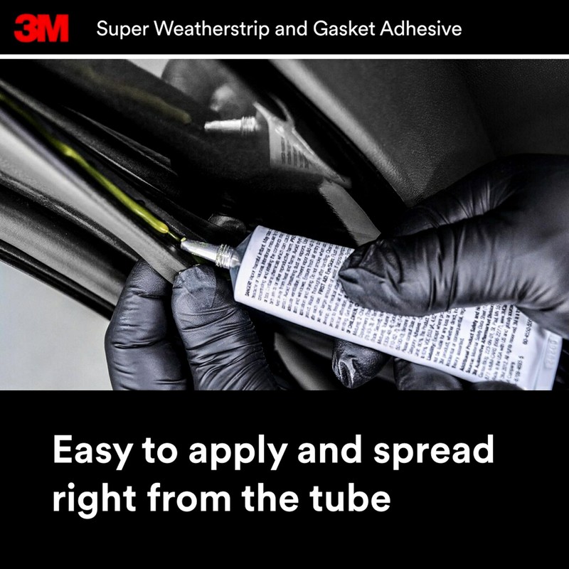3M Super Weatherstrip and Gasket Adhesive, 08001, Yellow, 5 fl