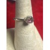 Natural Creations Sterling silver stackable ring size 6 Watermelon Tourmaline