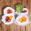 VERALY.MX Set 12pzs Bolsas Ecológicas Reutilizables Malla Lavables Para Guardar