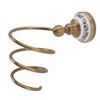Brass Hair Dryer Holder Antique Retro Hairdryer Hanging Rack for