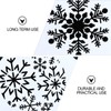 EXCEART 8pcs Christmas Snowfake Painting Stencil Snow Letter Drawing Template