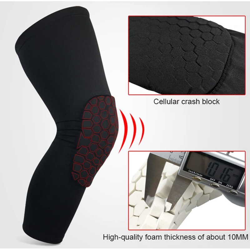 LARDROK Breathable Basketball Knee pads Compression Kneepad Sport Volleyball Long