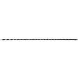 Nissa Chain, 0.9 inch (2.3 mm), Brass, Chrome, Ball Chain, 98.8 ft (30 m) BB1023