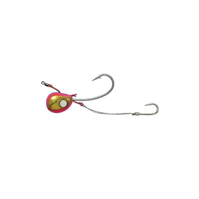 JACKALL BINBINTENYA Tai Dream No. 15 Large Needle, Pink Glow/Gold