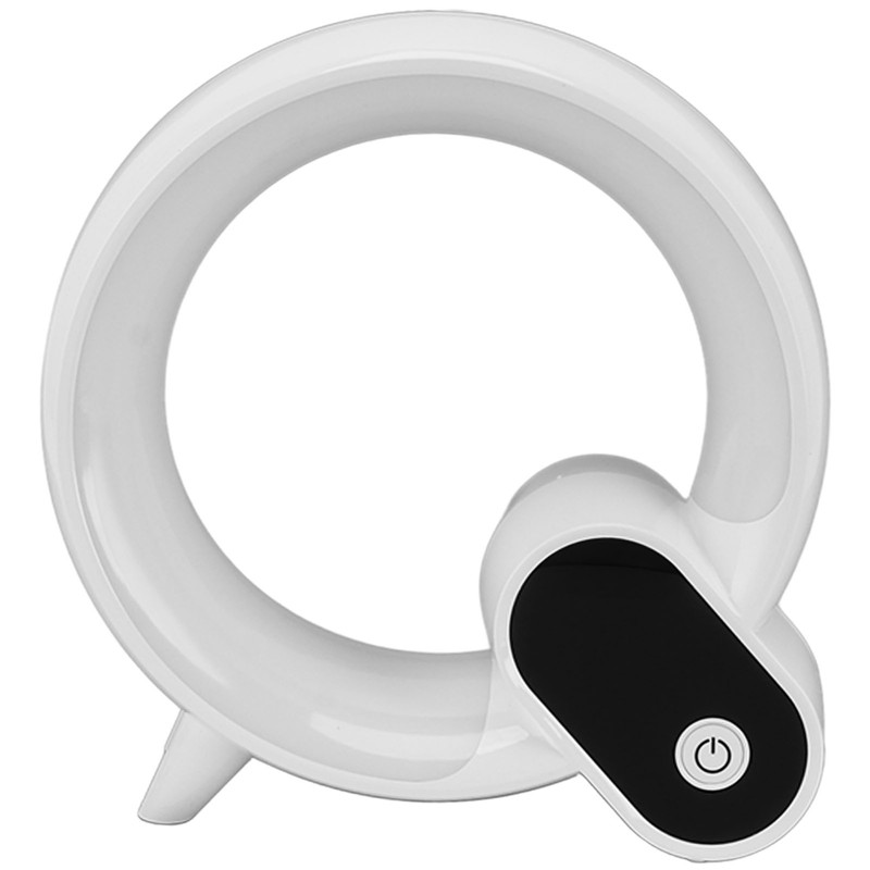 Sunrise Alarm Clock Q Shape White Digital Display 3 in