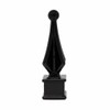 Address America Fence Finials Four Sided Spire Finial - Aluminum