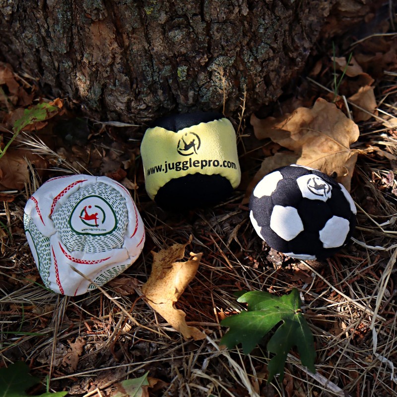 Juggle Pro Footbag Discover 3 Pack Ultra Suede and Faux