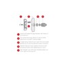 RAM MOUNTS RAM-B-103U Round Base & Standard Arm Set with