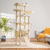 Heybly Tall Cat Tree,78 inch Multi-Level Cat Tower for Indoor