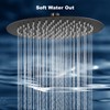 Midanya Round Rainfall Shower Head High Pressure Stainless Steel Waterfall