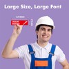90 PCS Magnetic Toolbox Labels, 82 Pre-Printed & 8 Blanks