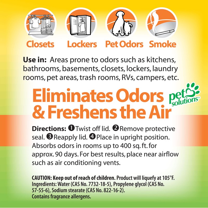 OdoBan Solid Odor Absorber Eliminator for Home and Small Spaces,