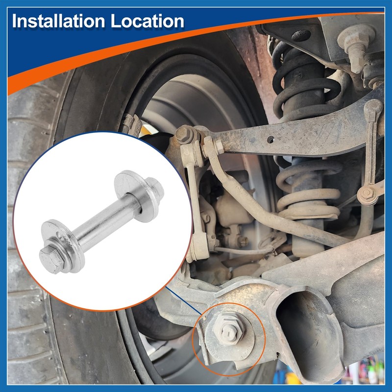 A ABSOPRO Camber Alignment Bolt Rear Alignment Bolt for TOYOTA