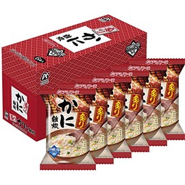 Amano Foods Freeze Dry Broiled Crab Porridge of Rice and Vegetables 6 Meals x 1 Box Japan