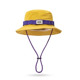 Croogo Safari Hat, Men's, Lightweight, Quick Drying, Bucket Hat, Foldable, Includes Chin Strap, UV Protection, Outdoors, Fishing, Hiking, Climbing, Unisex, Spring, Summer, Autumn, Winter, Windproof