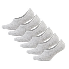Cosyfeel® Women Men No Show Liner Socks 6-Pair Super Soft Bamboo Material Durable with Seamless Toe Non-Slip Low Cut Socks
