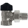 Heimeier Thermostat Valve, Standard Angle Valve DN 15 (R 1/2), Nickel-Plated Gunmetal