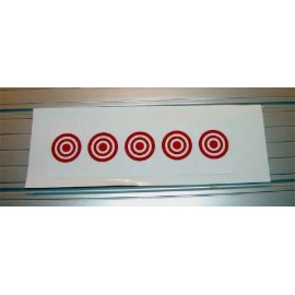 Williams Bally SUPERSONIC Pinball Machine Drop Target Decal Set