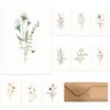 Blank Cards and Envelopes 10 Pack Elegant Greeting Cards Floral