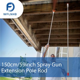 WFLNHB 150cm/59inch Airless Paint Sprayer Spray Gun Tip Extension Pole Rod