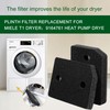 EZ SPARES 4pcs Dryer Filter,Compatible with Miele T1 Dryer,9164761 Heat