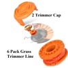 Worx Replacement Trimmer Line - 0.065 Edger Spool for Electric