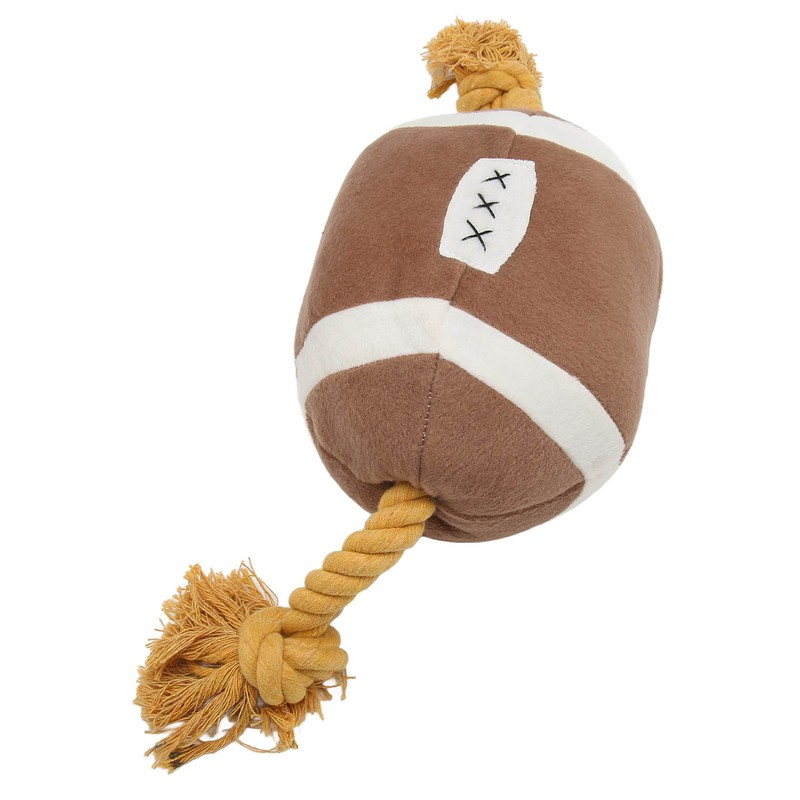 Football Dog Toy Outdoor Interactive Fun Cotton Rope Football Puppy