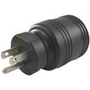 Conntek NEMA 5-15P to NEMA L5-30R Locking Plug Adapter 15-Amp