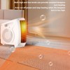 Portable Fan Heater Quick Heating Adjustable Temperature Mini Space Heater