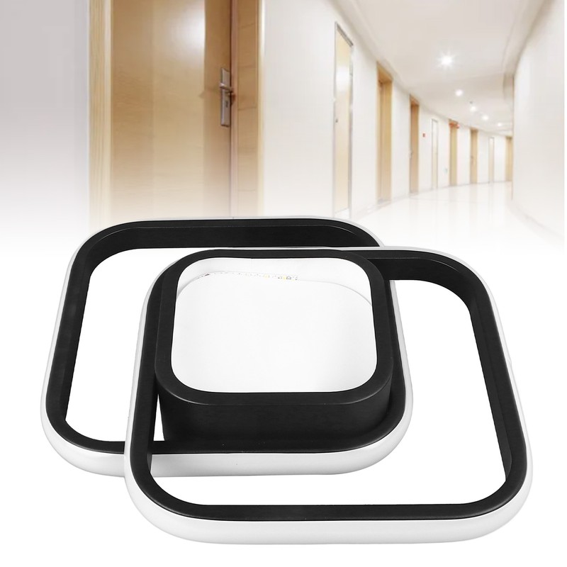 24W Hallway Light Modern LED Square Ceiling Light Small Asile