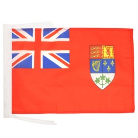 Canadian WWII Flag 18'' x 12'' cords - Canada war SMALL flags 30 x 45cm - Banner 18x12 in - AZ FLAG
