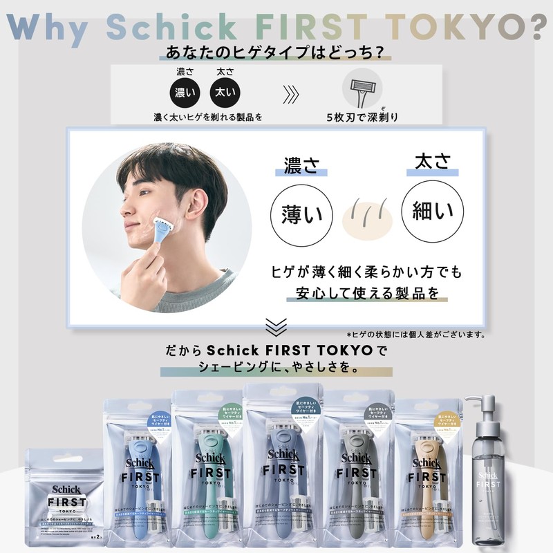 Schick Chic First Shaving Holder (with Blade + 1 Replacement