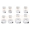 sourcing map 8pcs Single Split Shaft Collar Set 3mm 4mm