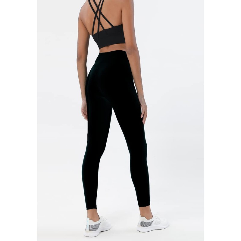 CM-Kid Women High Elastic High Waist Cotton Leggings Gym Yoga