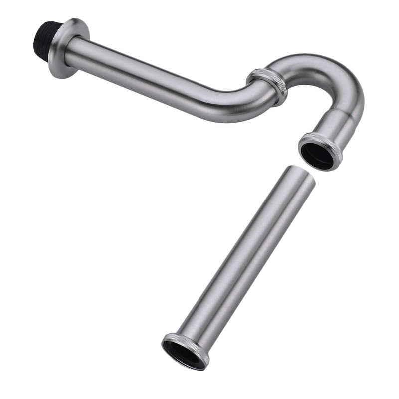 Orhemus Brass P Trap, 1 1/4 Bathroom Basin Sink Waste